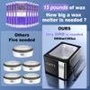 KARITE Paraffin Wax Machine for Hands and Feet, 9000ml Paraffin Wax Bath with Auto-Timer, Smart Mode, Precision Temperature Control, Paraffin Wax Warmer Kit with 16PCs Refills view 3