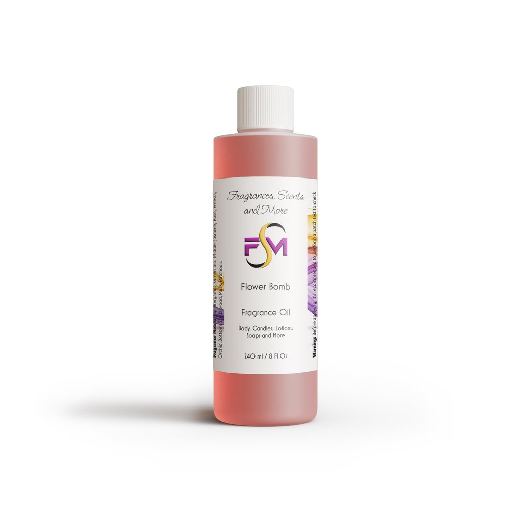 Flower Bomb Fragrance Oil - 8 Fl Oz Plastic Bottle (240ml)