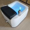AMEERR Acrylic Spa Footbath Bath Heated Foot Bath Pedicure Supplies Salon Massage Equipment Colorful Lamp Footbath Massage Foot with Pedicure Foot Rest Adjustable Temperature (Size : Bath+Pedicure) view 3
