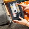FFpaw Clear Makeup Bag, Black Travel Makeup Pouch Toiletry Bag for Women Waterproof Small Cosmetic Bag Case Small Make Up Bag with Zipper Car Organizer Car Essentials for Women Men view 4