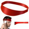 Neckline Shaving Template and Hair Trimming Guide, High-Grade Curved Silicone Headband for DIY Home Hair Trimming and Cutting,Home Haircuts Fade and Taper Guide for Clippers-(Red 1) view 1