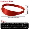 Neckline Shaving Template and Hair Trimming Guide, High-Grade Curved Silicone Headband for DIY Home Hair Trimming and Cutting,Home Haircuts Fade and Taper Guide for Clippers-(Red 1) view 2