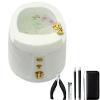 AMEERR Massage Foot Feet Soaking Tub Salon Massage Equipment Pedicure Foot Spa Colorful Lamp Footbath Pedicure Spa Bathtub Oval Foot Bath Special for Hotel Foot Bath Club (Size : Bath+Pedicure) view 1