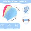 WLLHYF 3 Pairs Exfoliating Gloves Korean Exfoliating Mitt Double Sided Skin Body Exfoliator Gloves Scrub Gloves Bath Gloves Shower Accessories for Clean Dead or Dry Skin view 2