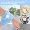 WLLHYF 3 Pairs Exfoliating Gloves Korean Exfoliating Mitt Double Sided Skin Body Exfoliator Gloves Scrub Gloves Bath Gloves Shower Accessories for Clean Dead or Dry Skin view 3