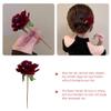 FOMIYES floral hair clip rhinestone hair accessories rose accessories hanfu sticks for women rose clips for floral simple China alloy Miss view 3