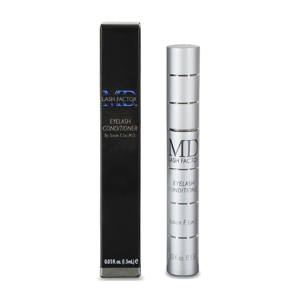 MD Lash Factor Eyelash Conditioner 0.05 fl oz Trial Size Lash Growth Serum with Biotin and Peptides, Ideal for First-Time Users