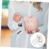 2pcs Lanyard Keychain Lipstick Ornament Lip Balm Keyring Lipstick Holder case Clip-on Sleeves Change Wallet Fashion Bag Lipstick Pouch car Mount Lip Gloss Trend view 2