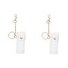 2pcs Lanyard Keychain Lipstick Ornament Lip Balm Keyring Lipstick Holder case Clip-on Sleeves Change Wallet Fashion Bag Lipstick Pouch car Mount Lip Gloss Trend view 3