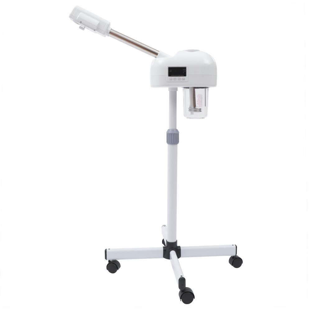 DDBESSIC Face Steamer Facial, Ozone Facial Steamer Professional for Clean Skin for Salon Beauty and Spa Shop, Mist Face Steamer Skin Care Equipment, Steamer for Face Spa- White