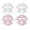4pcs Silicone Face Wrap, Moisturizing Facial Mask Cover, Reusable Anti Wrinkle Silicone Face Mask Holder for Sheet Masks, Prevent Evaporation, Essential Tool for Home Face Beauty Care view 1