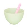 2set Silicone Material Face Mask Applicator, DIY Facemask Mixing Tool Kit, Washable Reusable Soft Flexible Portable Skin Care Bowl Brush Set, Home Face Beauty Salon Essential Tool view 2