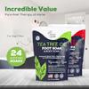 FOOT CURE Tea Tree Oil & Muscle Foot Soak with Epsom Salts - All-Natural Salts for Post-Workout Recovery - Softens Calluses, Soothes Sore & Tired Feet, Foot Odor Control, Spa Pedicure (Pack of 2) view 4