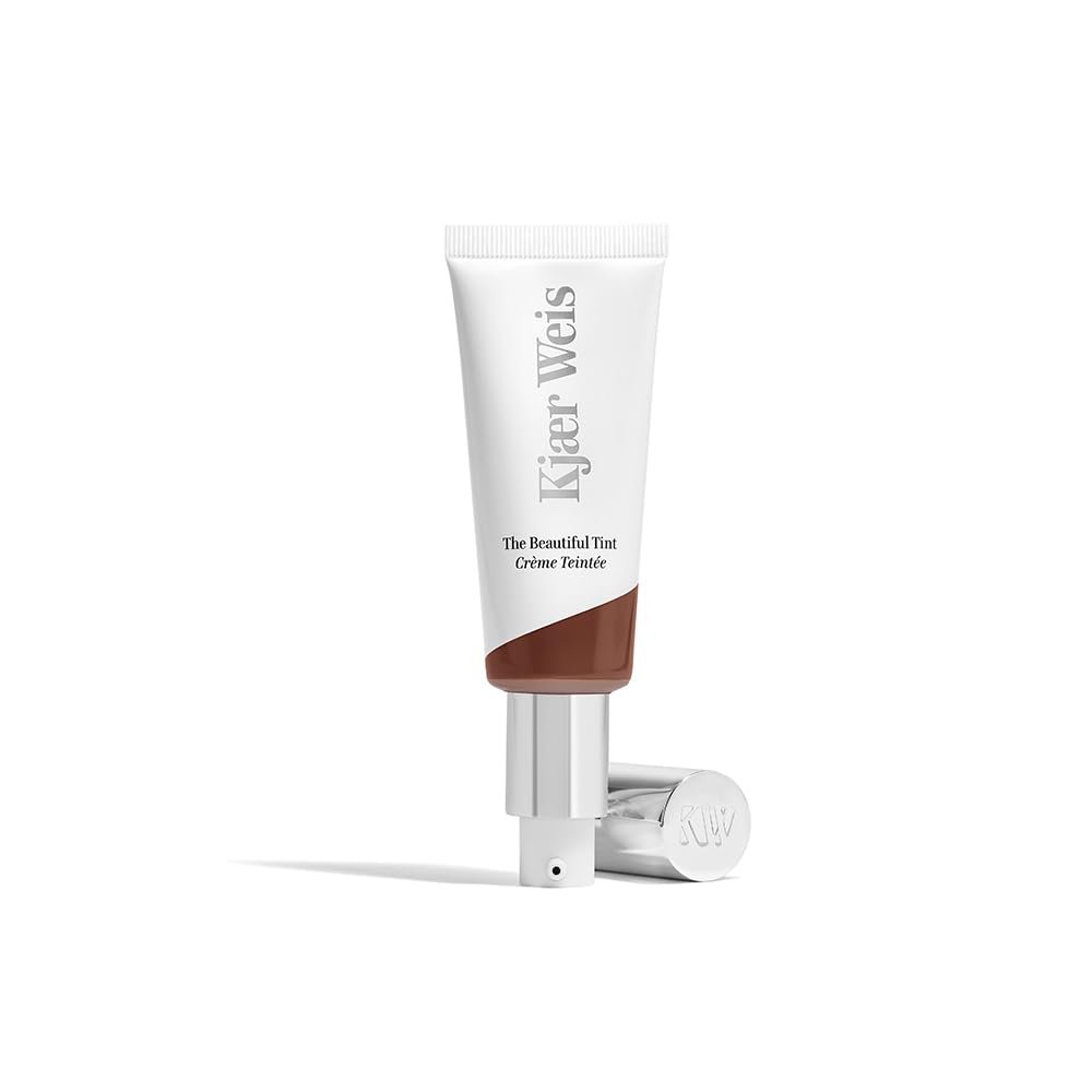 Kjaer Weis Tinted Moisturizer. The Beautiful Tint, Skin Care Make Up. Hydrating Face Moisturizer with Skin Tint to Conceal and Illuminate for Dewy Skin. Cruelty Free Clean Makeup - Deep 4
