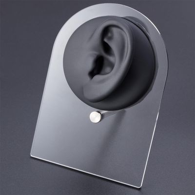 GatherTOOL 1Pc Silicone Ear Nose Model Professional Practice Piercing Tools Earring Ear Stud Display Tools Can Be Reused 1:1 Size Body Jewelry (Color : OT14032-5)