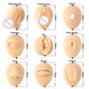 GatherTOOL 1pc Body Jewelry Silicone Ear Nose Model 1:1 Size Professional Practice Piercings Tools Earrings Ear Studs Display Can Be Reused (Color : Tongue-01) view 3