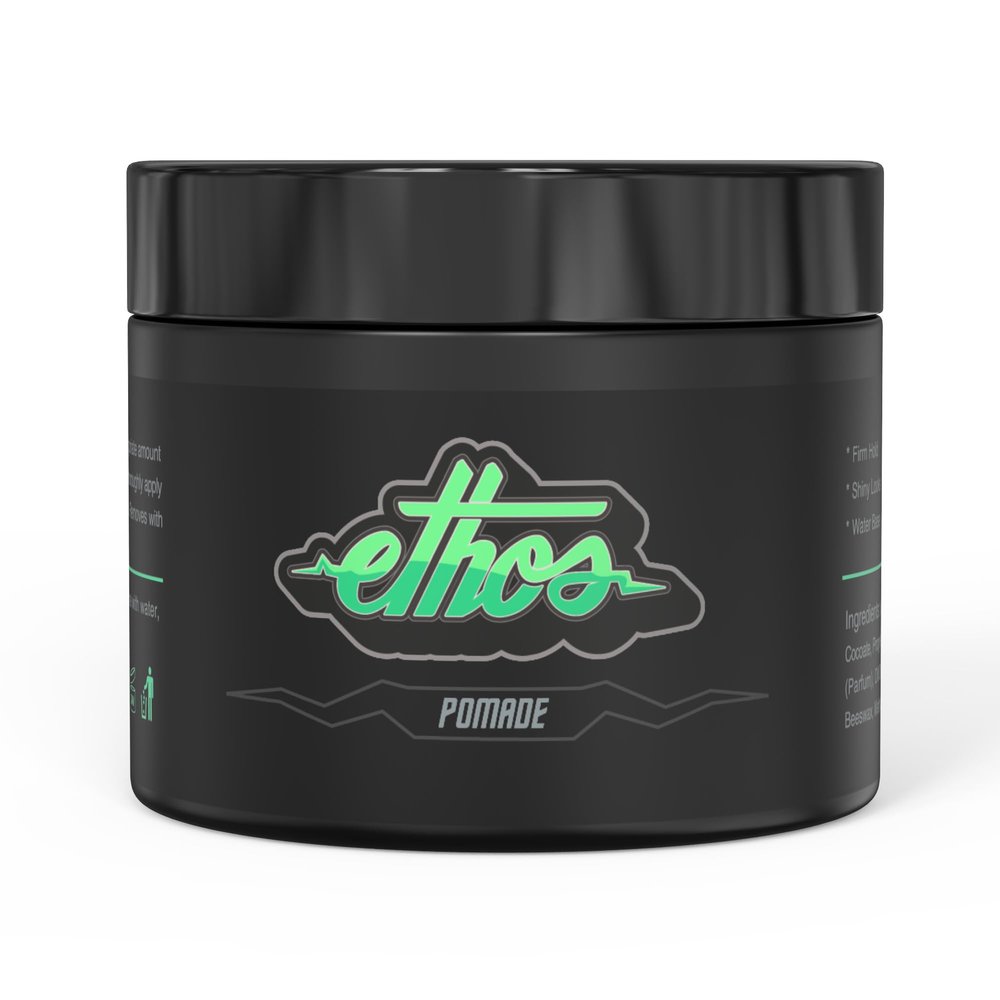 Ethos Styling Wax Pomade for Men, Provides All-day Strength and Hold with a Semi-Shiny Finish, Fixing Hairs with a Great Long-lasting Scent