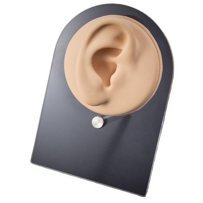 1pc Soft Silicone Face Model Displays Human Mouth/Nose/Ear/Tongue Model Simulation for Piercing Jewelry Display Teaching Tool (Color : OT14031-6)