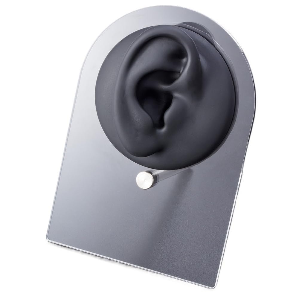 1pc Soft Silicone Face Model Displays Human Mouth/Nose/Ear/Tongue Model Simulation for Piercing Jewelry Display Teaching Tool (Color : OT14032-6)