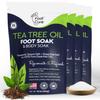FOOT CURE Tea Tree Oil Foot Soak with Epsom Salts- for Foot Pain, Soreness, Athletes Foot, Odors, Toe Nail Fungus, Fungal, Calluses (Pack of 4) view 1