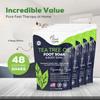 FOOT CURE Tea Tree Oil Foot Soak with Epsom Salts- for Foot Pain, Soreness, Athletes Foot, Odors, Toe Nail Fungus, Fungal, Calluses (Pack of 4) view 3