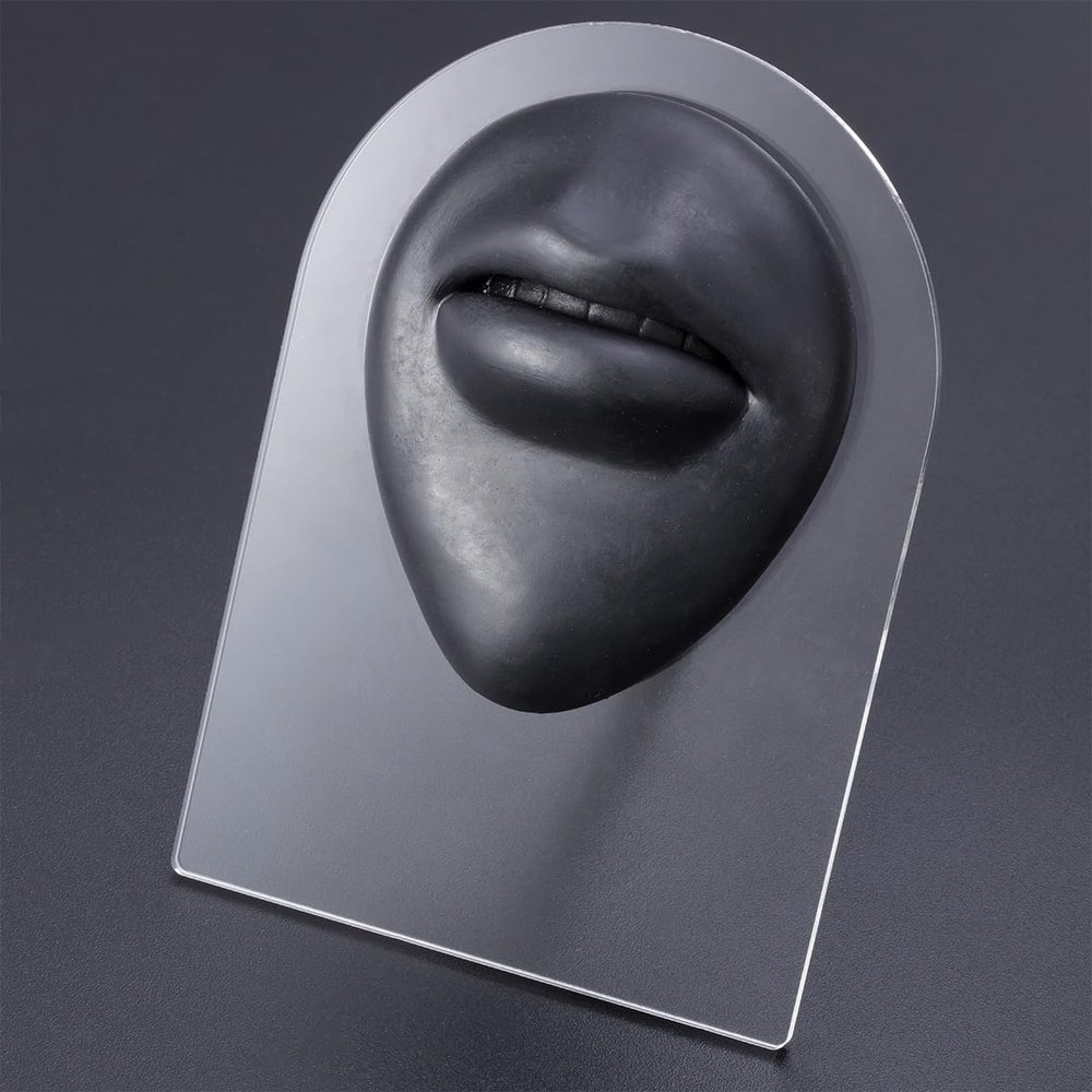 GatherTOOL 1Pc Silicone Ear Nose Model Professional Practice Piercing Tools Earring Ear Stud Display Tools Can Be Reused 1:1 Size Body Jewelry (Color : OT14032-3)