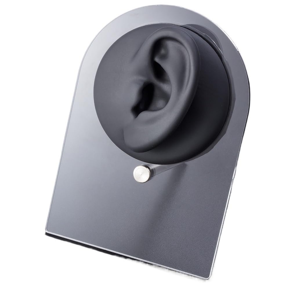 1pc Soft Silicone Face Model Displays Human Mouth/Nose/Ear/Tongue Model Simulation for Piercing Jewelry Display Teaching Tool (Color : OT14032-5)
