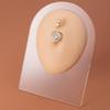1pc Soft Silicone Human Ear/Mouth/Eye/Tongue/Navel Model Display Piercing Display Simulation for Jewelry Display Education Teaching Tool (Color : Right ear-01) view 4