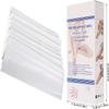 Nonwoven Waxing Strips 100 Pieces Hair Removal Wax Paper Strips for Face, Body, Legs, Eyebrows, Epilation, Depilation, Hair Removal Tool for Women and Men, White view 2