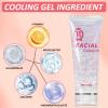 YMEYFAN 3PCS Conductive Gel, Cooling Gel for Salon Hair Removal Machine Skin Care, Moisturizing Hydrating Suitable for Facial Device for Women and Men in Body or Face Cools (900ML) view 3