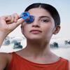 Blue Colored Eye Wash Cup for Effective Eye Cleansing - Eye Shaped Rim, Snug Fit, Perfect Eye wash kit (Set 2 Pcs) view 3