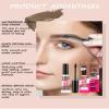 Waterproof Tinted Eyebrow Gel with Brow Razor Brush Kit, 2PCS Taupe Tinted Brow Gel, Thickening Eyebrow Mascara Glue, Long Lasting Transfer-Proof Smudge Proof, Natural gel para cejas Women Makeup-02# view 3
