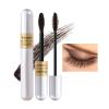 AKARY Mascara Waterproof & Smudge-Proof - 2-1 Long-Lasting Mascara Black Volumizing and Lengthening for Eye Makeup, Liquid Lash Extensions Mascara for a Full Fan Effect, No Clumping, Curling Eyelashes, Vegan & Cruelty-Free, 02 Brown view 1