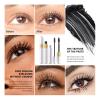 AKARY Mascara Waterproof & Smudge-Proof - 2-1 Long-Lasting Mascara Black Volumizing and Lengthening for Eye Makeup, Liquid Lash Extensions Mascara for a Full Fan Effect, No Clumping, Curling Eyelashes, Vegan & Cruelty-Free, 01 Black view 2