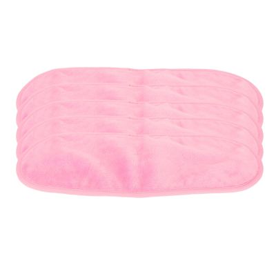 5Pcs Makeup Removal Towel, Coral Fleece Fabric Soft Skin Friendly Makeup Eraser Cloth, Wear robust Microfiber Towel Makeup Remover Cloth, for Women