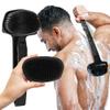 Bearback Silicone Body Scrubber with Extendable Handle  Back Scrubber for Shower, Men & Women  Removable Soft Brush, Gentle, Hygienic & Easy to Use view 1