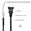 00647-500 Clipper Cord for Wahl (NEW Style - Check Wires at End of Cord) 647-500 Hair Clipper Cord Five Star Sr, Senior, SuperTaper, Designer, Balding, Magic Clip view 2