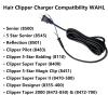 00647-500 Clipper Cord for Wahl (NEW Style - Check Wires at End of Cord) 647-500 Hair Clipper Cord Five Star Sr, Senior, SuperTaper, Designer, Balding, Magic Clip view 4
