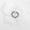 24Pcs 8" Large Cheer Hair Bows for Girls Ponytail Holder Grosgrain Ribbon Cheerleading Bows Elastic Hair Tie Bands for Girls Teens Softball Cheerleader Sports (White) view 4