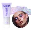 DAGEDA Body Glitter Gel, Holographic Face Glitters Body Gel Shimmer Liquid Eyeshadow, Color Changing Glitter for Face Hair Nails, Glitter Under Light Festival Glitter Makeup 1.7oz (Neno Pink) view 1