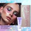 DAGEDA Body Glitter Gel, Holographic Face Glitters Body Gel Shimmer Liquid Eyeshadow, Color Changing Glitter for Face Hair Nails, Glitter Under Light Festival Glitter Makeup 1.7oz (Neno Pink) view 2
