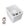 AMEERR Acrylic Footbath Spa Foot Massager with Kneading Shiatsu Massage for Feet, Modern Design, Stress Relief, Home Use view 1