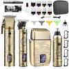 GSKY Hair Clippers for Men Professional, Beard Trimmer Kits & Sets, Cordless Mens Hair Trimmer, Electric Shavers, Haircutting Machine with LED Display, for Barber view 1