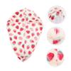 CIMAXIC 1Pc Strawberry Dry Hair Cap Hair Drying hat Absorbent Shower hat turbins for Ladies Micro Fiber Towel Quick Dry Head Turban Makeup Hair Towel Waterproof Bath Hat Girl Shower Hat view 4