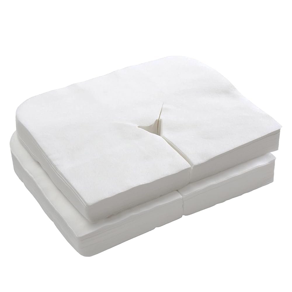 Fancystyle Disposable Face Cradle Covers, SPA Face Rest Covers Headrest Covers for Massage Tables Massage Chairs (1200 Count)