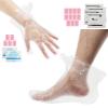 Segbeauty Paraffin Wax Bath Liners for Hand & Foot, 600 Counts Plastic Paraffin Wax Liners Mitten Foot Bags, thera-py Wax Refill Gloves Hand Booties Covers Heat SPA Bags for Wax treat-ment Paraffin view 1