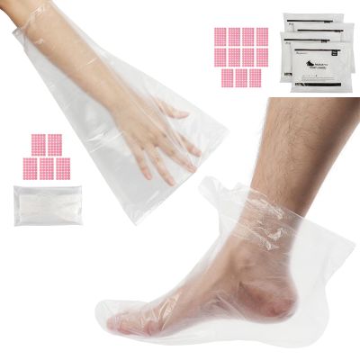 Segbeauty Paraffin Wax Bath Bags, 500 Counts Plastic Paraffin Wax Liners for Hand Foot, thera-py Wax Refill Gloves Hand Booties Covers Heat SPA Bags for Wax treat-ment Paraffin Wax Machine