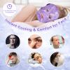 Atsuwell Cooling Ice Face Eye Mask Set for Dark Circles and Puffiness, 6 Gel Cold Packs for Face, Eyes, Soft Plush Lining Ice Pads Cold Compress, Relaxation, Cool Bag Included view 2