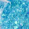 12 Colors Chunky Face Glitter No Glue Cosmetic Body Nail Eye Hair Art Resin Tumbler Glitter Holographic Glitte Glitter Makeup Chunky Sequins Party Glitter for Rave Festival Fine Glitter Eyeshadow view 3