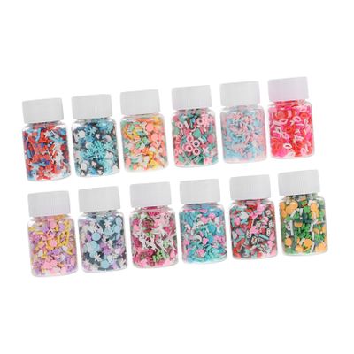 FOMIYES 12pcs Polymer Clay Nail Art Slices for Decor and Designs for Manicure Phone Case and Making Creative Nail Decoration Supplies